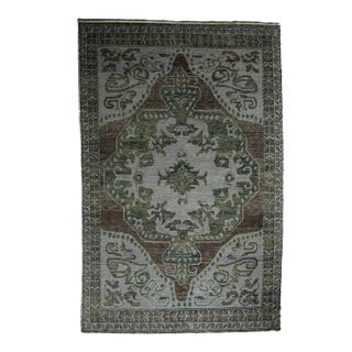 Vintage Hand-Knotted Area Rug For Sale