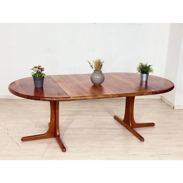 Vintage Dining Table in Teak from Dyrlund For Sale - Image 10 of 10