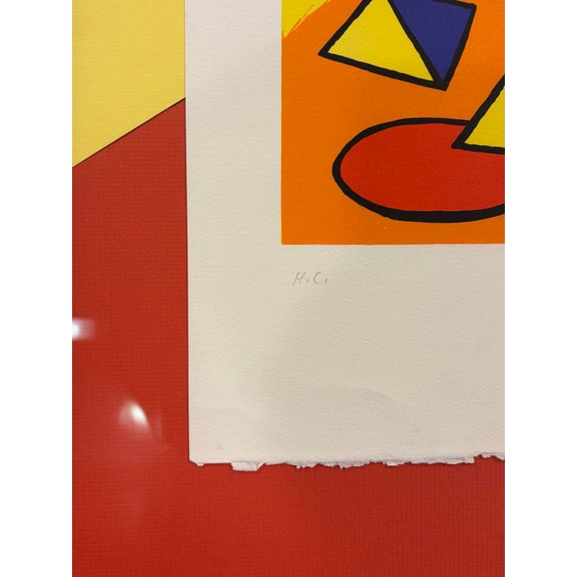 1970s Alexander Calder Lithograph, Hommage À San Lazzaro, 1975 For Sale - Image 5 of 9