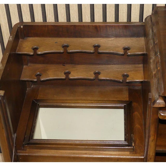 Wood Chippendale Style Bar Cart, 1960s For Sale - Image 7 of 16