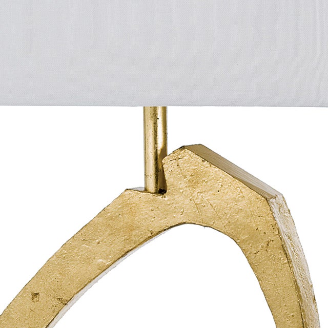 Regina Andrew Manhattan Table Lamp in Gold Leaf For Sale - Image 4 of 6