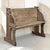 Gothic 19th Century Gothic Revival Stripped Oak & Fruitwood Deacon’s Bench For Sale - Image 3 of 18