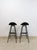 Gray Rare Erik Buch MCM Teak Barstool Pair Danish Modern Vintage Collector Find For Sale - Image 8 of 12