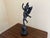 English Late 20th C. Decorative Crafts Bronze-Finish Winged Putto Sculpture For Sale - Image 3 of 11