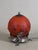 Burnt Orange French Art Deco Night Lamp by E. Val Et Cie. - 1920s France For Sale - Image 8 of 14