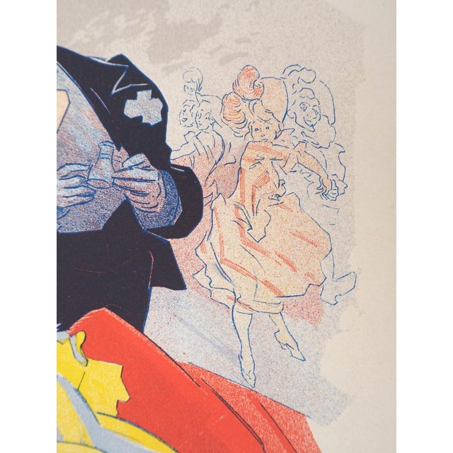 Jules Cheret, Masquerade Ball (Théâtre de l’Opéra), 1897, Original Lithograph For Sale - Image 5 of 10