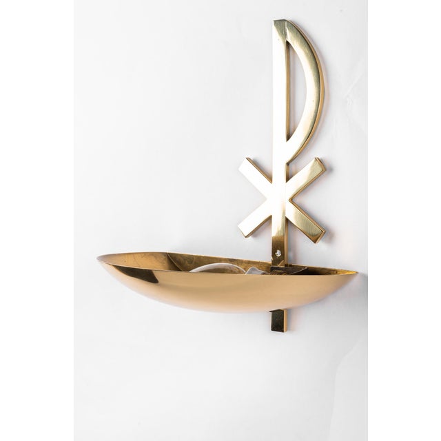 Vintage Austrian Wall Lamp in Brass, 1960s For Sale - Image 6 of 18