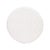 Wood Tobias 24 in. Seat Height Round Rattan Backless Counter Stool, Glossy White/ Natural Rattan Frame For Sale - Image 7 of 8