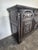 Breton Sideboard with Four Doors in Carved Oak and Brass For Sale - Image 6 of 10