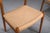 Brown Danish Teak Mod. 77 Dining Chairs with Paper Cord by Niels O. Møller for J.L. Møllers, 1959, Set of 3 For Sale - Image 8 of 11