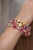 Bochic “Capri” Vintage Ruby & Multi Sapphire Bangle Set In 18K Gold & Silver For Sale - Image 9 of 9