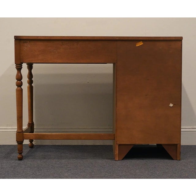 Kling Solid Hard Rock Maple Early American Colonial Style 40" Student Writing Desk 304552p For Sale - Image 11 of 12