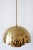 German Brass Pendant Lamp from Vereinigte Werkstätten Collection, 1960s For Sale - Image 10 of 17