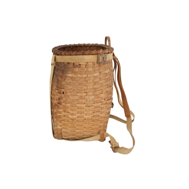 Early 20th-C. Adirondack Trapper Basket For Sale - Image 4 of 7