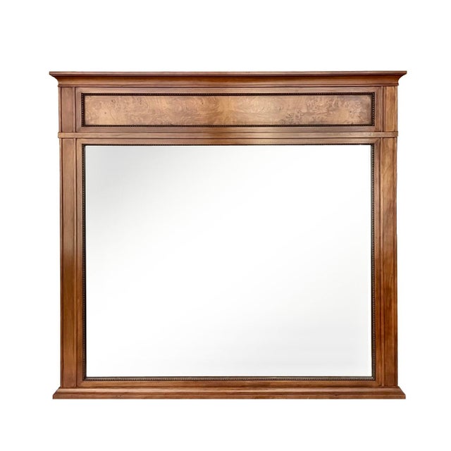 Vintage Directoire Style Fruitwood Mirror For Sale - Image 4 of 4