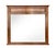 Vintage Directoire Style Fruitwood Mirror For Sale - Image 4 of 4