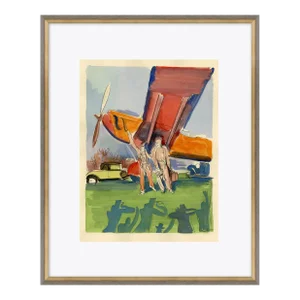 Sports & Activities: Flying, Framed Art Print