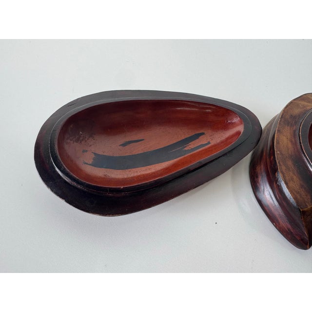 Vintage Hand-Carved Wooden Frog Box For Sale - Image 9 of 12