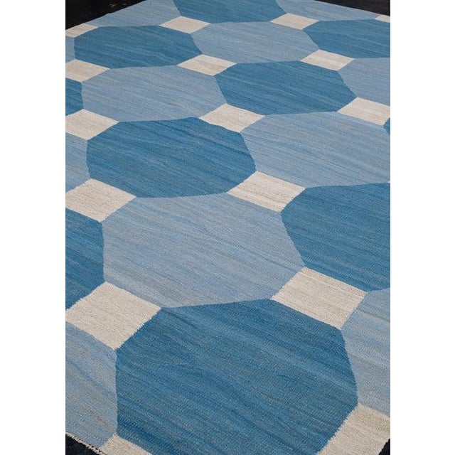 Oriental Flat Weave Turkish Kilim 8'1" x 10'8" For Sale - Image 9 of 9