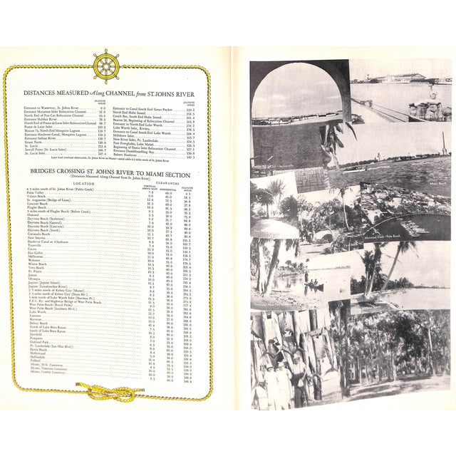 "The Florida Intracoastal Waterway From the St. Johns River to Miami, Florida" 1935 For Sale - Image 11 of 12