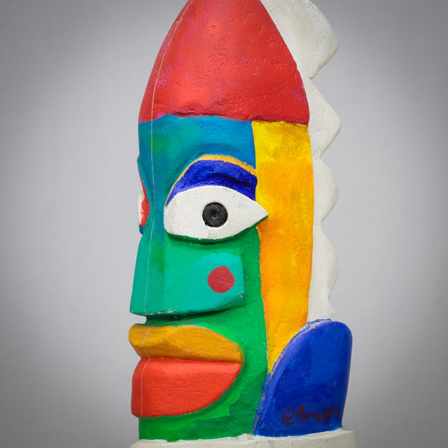 Plastic Clemens Briels, Colorful Sculptures, 1997, Resin, Set of 3 For Sale - Image 7 of 9