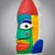 Plastic Clemens Briels, Colorful Sculptures, 1997, Resin, Set of 3 For Sale - Image 7 of 9