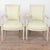 Pair of late 19th century Swedish Gustavian armchairs crafted in pine. The chairs feature fluted carved detailing...
