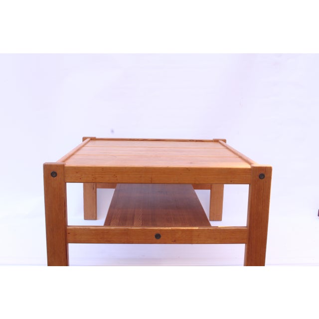 Scandinavian Pine Coffee Table by Yngve Ekström For Sale - Image 11 of 18