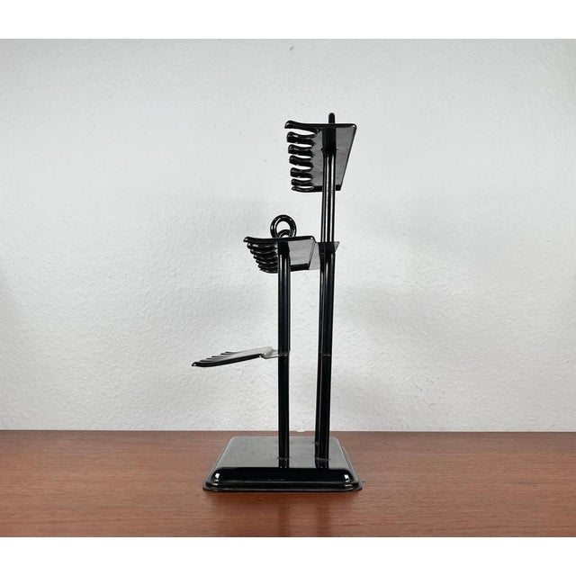 Mid-Century German Metal Office Rubber Stamp Holder and 3 Stamps, 1960s, Set of 4 For Sale - Image 18 of 18