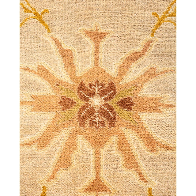 Traditional Eclectic, One-of-a-Kind Hand-Knotted Area Rug - Ivory, 8' 3" x 10' 0" For Sale - Image 3 of 8
