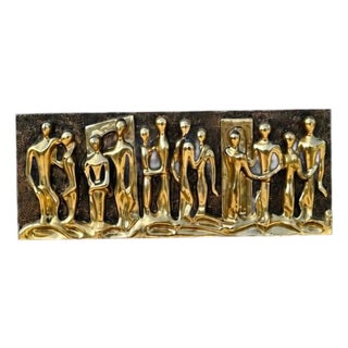 1960s Lovers Huge Brutalist Fiberglass Wall Sculpture Espada for Finesse Originals as Seen on Mad Men For Sale