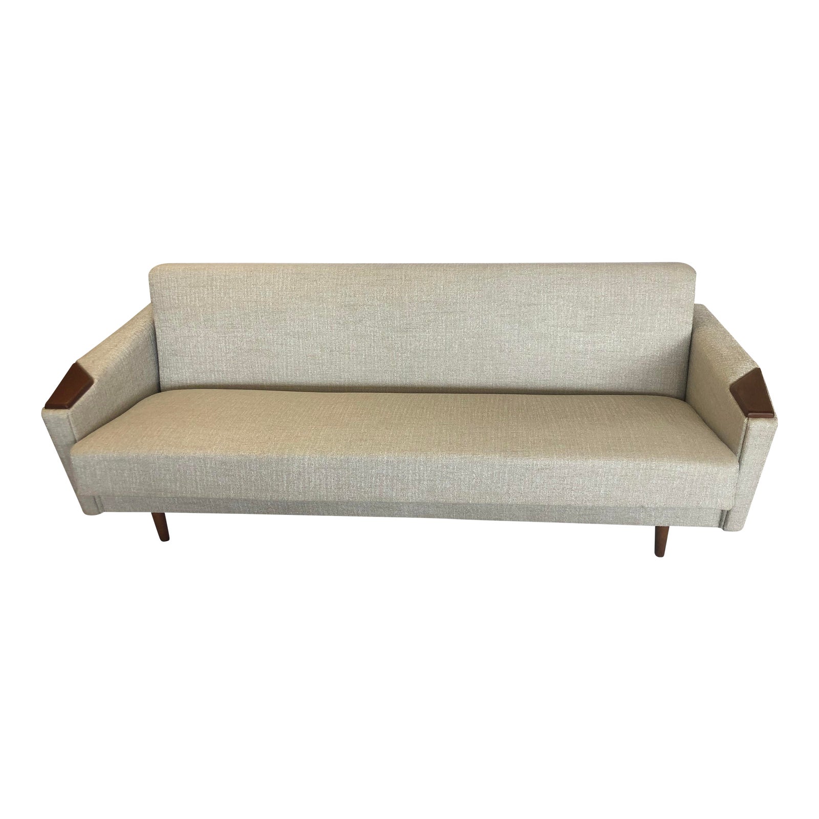 Vintage Mid Century Danish Click Clack Sofa Bed Chairish