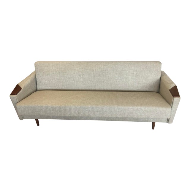 Vintage Mid Century Danish Click Clack Sofa Bed Chairish