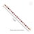 8.83ct Oval Cut Natural Red Ruby and Diamond Tennis Bracelet in 14k Yellow Gold For Sale - Image 12 of 18