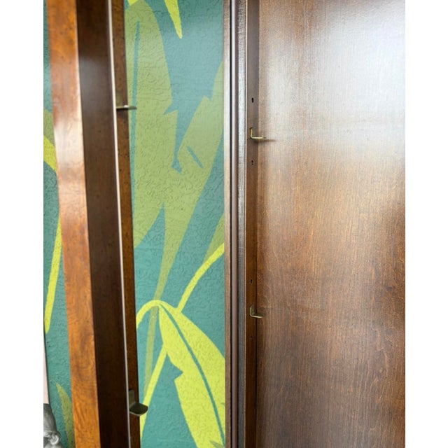 Mid Century Century Burl China Cabinet For Sale - Image 10 of 15