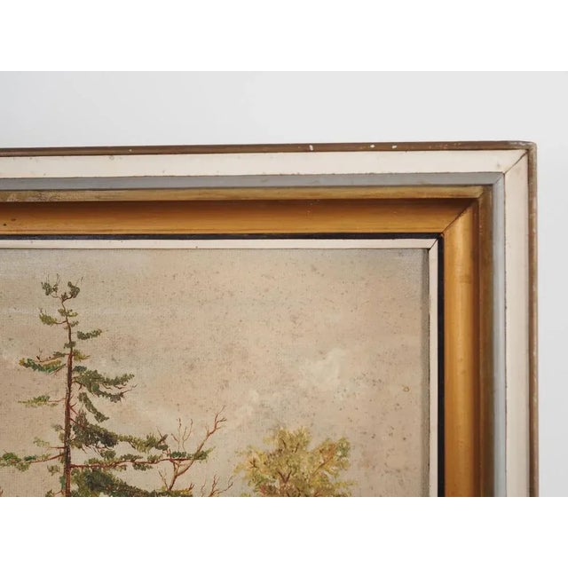 A. Enkeshafi, The Angler's Return, 1980s, Oil on Canvas For Sale - Image 8 of 11