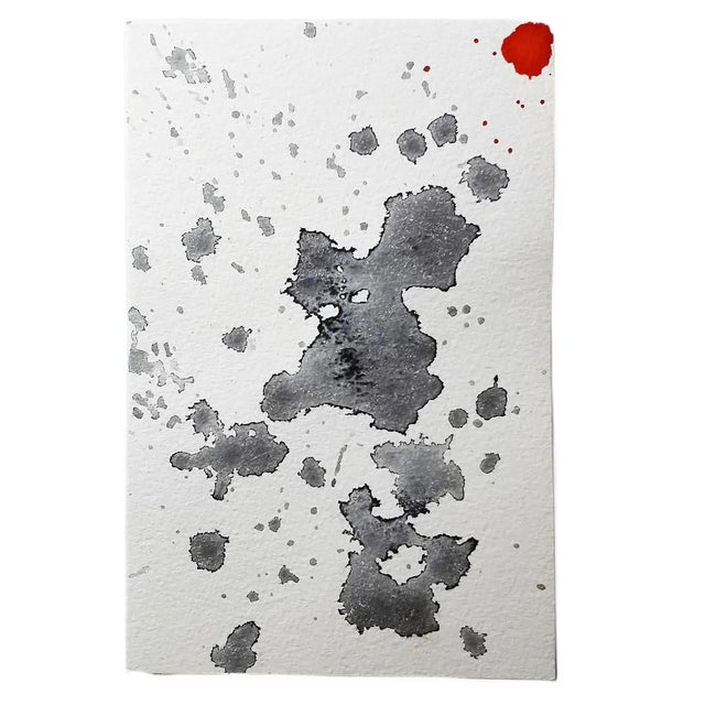 Accent, Original Watercolor Drawing by Antonietta Valente, 2020 For Sale