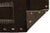 Contemporary 3 X 6 Minimalist Dark Brown Modern Gabbeh Wool Rug – Hand-Knotted Tribal Runner For Sale - Image 3 of 8