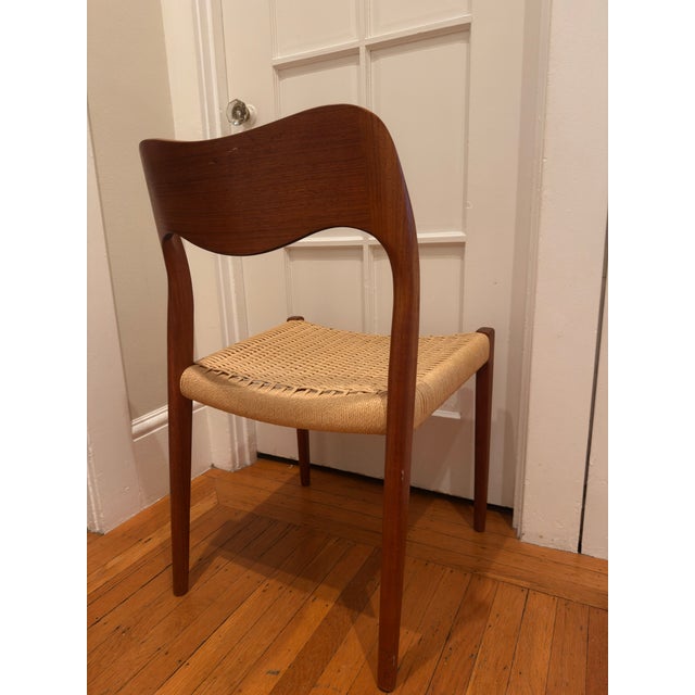 Model 71 Dining Chairs by Niels Otto Møller for j.l. Møllers Mødelfabrik, 1960s For Sale In San Francisco - Image 6 of 10