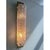 Contemporary rectangular wall sconce made in clear and ametista “graniglia” murano glass wall sconces- set of two the...