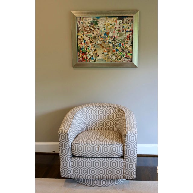 2010s Kravet Swivel Chairs For Sale - Image 5 of 7