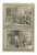Pieter Mortier, Punishment of Adonibezek and Ehud Kills Eglon, 1700, Engraving For Sale