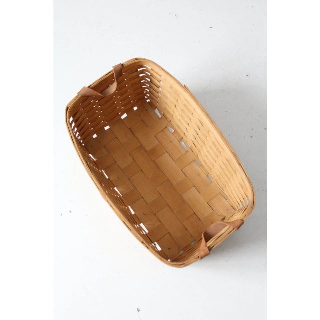 Vintage Peterboro Storage Basket For Sale - Image 11 of 13