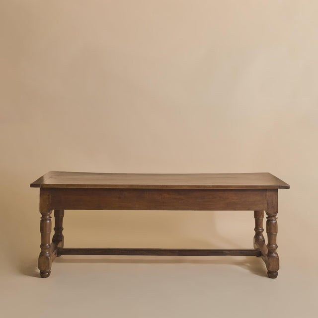 19th Century French Walnut Dining Table For Sale - Image 13 of 13