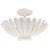 AERIN for Visual Comfort Signature Hampton Mini Chandelier in Plaster White For Sale