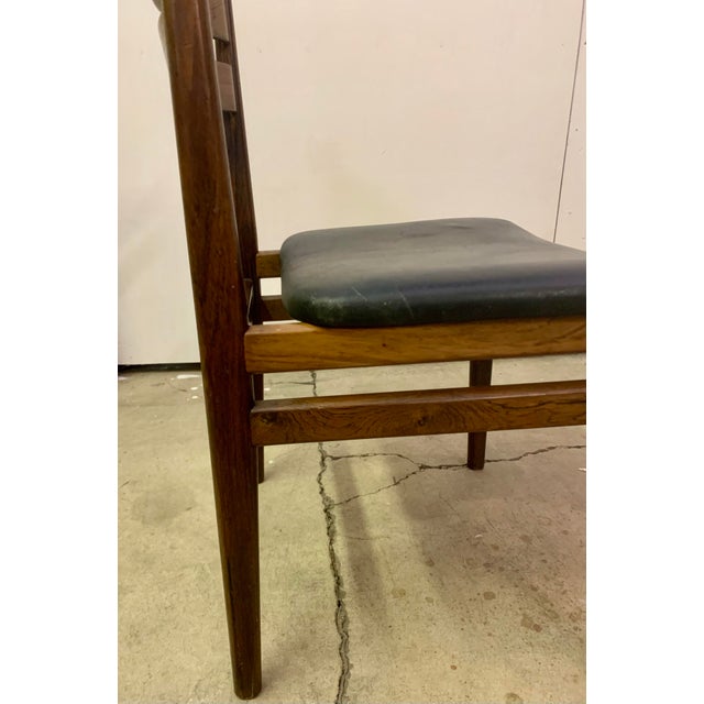 Black A Pair of 1950s Rosewood Dining Chairs by Boltin Stolefabrik For Sale - Image 8 of 17