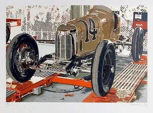 Ron Kleemann, "Old Indy," Silkscreen
