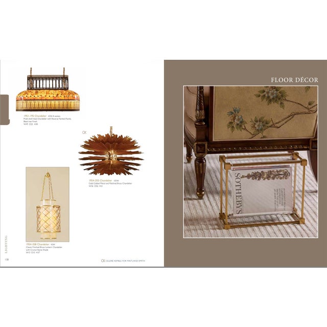 Shell Late 20th Century Maitland-Smith Handcrafted Shell Billiard Chandelier For Sale - Image 7 of 8