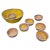 Gold Mid-Century Pottery Bowls, 1950s, Set of 8 For Sale - Image 8 of 8