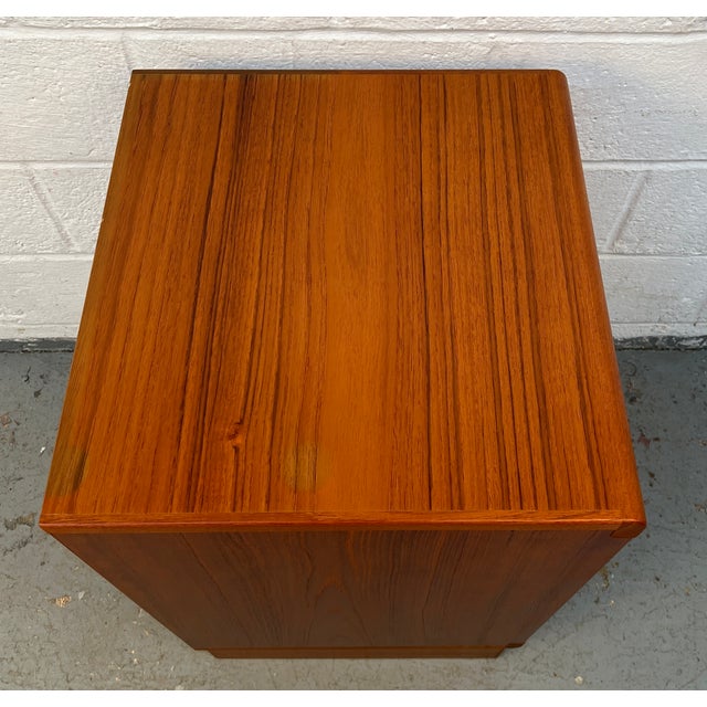 Vintage Danish Modern Teak Nightstands by Nils Jonsson for Torring Mobelfabrik, A Pair For Sale - Image 14 of 15